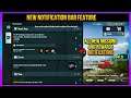 New Notification Bar Feature In Pubg Mobile | How To Use It? | Pubg Mobile Notifications Feature |