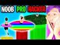 NOOB vs PRO vs HACKER In BALLERINA 3D! (MAX LEVEL!)