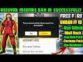 Recover Suspended Free Fire Account and Device |Free fire suspend device and id Unban