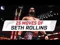SETH ROLLINS top 25 best moves in WWE games