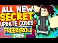 ALL NEW *SECRET* UPDATE CODES in SLAYERS UNLEASHED CODES! (Slayers Unleashed Codes) ROBLOX