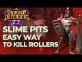 Dungeon defenders 2 - Another easy way to kill Rollers - Slime pits
