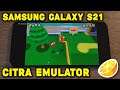 Galaxy S21 / Exynos 2100 - Mario Kart 7 / Super Mario 3D Land / New SMB2 - Citra (Beta 15) - Test