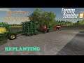 Griffin Indiana Ep 58     Mid summer means hay time and today we also plant soybeans     Farm Sim 19