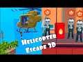 Helicopter Escape 3D - jogo de snaper tiro, zombies, fugitivo, bandidos e ladrões, jogo leve offline