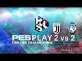 PS2 | Coop 2vs2 CRYMAX & AIRBONE vs CES JR & GASTON en PES PLAY online ! !