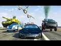 Satisfying Fast Crashes and Jumps | BeamNG drive