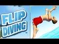 Flip diving game (Android and iOS game play video) Part 1 PLAY NOW guys π₯π₯π₯π₯