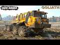 SnowRunner - GOLIATH Truck Driving Through Mud And Swamp