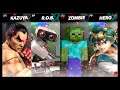 Super Smash Bros Ultimate Amiibo Fights – Kazuya & Co #158 Kazuya v ROB v Zombie v Solo