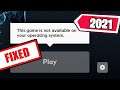 Valorant Fix This Game Is Not Available On Your Operating System | 2021