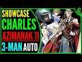 Charles Azimanak 11 Auto (3-Man Team!) Epic Seven A11 Epic 7 PVE Gameplay Review E7