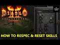 Diablo 2 Resurrected How to Respec - Can You Respec & Reset Skill Points