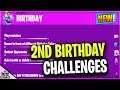 Fortnite 2ND Birthday Challenges Birthday Cake Pickaxe