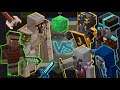 Guard Villager + Iron Golem vs MC Dungeon Illager Army - Minecraft Mob Battle 1.16.5