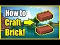 How to Make Bricks in Minecraft Survival Mode (Fast Recipe Tutorial)