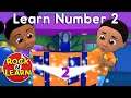 Learn About the Number 2 | Number of the Day: 2 | Learn Three with Manipulatives | Rock 'N Learn