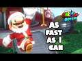 PLAYING SUPER MARIO ODYSSEY AS FAST AS I CAN!!!!