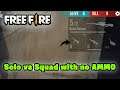 Solo vs Squad without any Ammo..!!!  Garena Free Fire gameplay by IPF Gaming