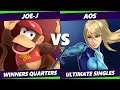 S@X 433 Winners Quarters - Joe-J (Diddy Kong) Vs. AoS (ZSS) Smash Ultimate - SSBU