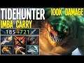 Tide Hunter Divine Rapier Carry 100K Damage 21 Kills | Dota 2 Pro Gameplay