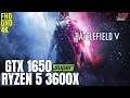Battlefield V | Ryzen 5 3600x + GTX 1650 Super | 1080p, 1440p, 4K benchmarks!