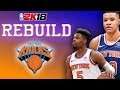 DEVELOPING KNOX AND SMITH JR!!! | New York Knicks NBA 2k18 using 2k19 Rosters Rebuild!!!