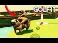 DOS PERRITOS TRAVIESOS PILLADOS EN GOLF IT!