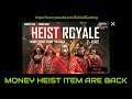 MONEY HEIST ROYALE FREE FIRE MONEY HEIST ITEM ARE BACK FREE FIRE NEW HEIST ROYALE EVENT TODAY