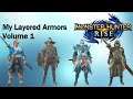 Monster Hunter Rise -- My Layered Armor Sets - Vol. 1