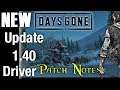 New Days Gone 1.40 Update & info 🧟‍♂️ Patch Notes#daysgone #ps4 #news