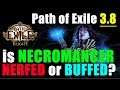Path of Exile 3.8: is NECROMANCER BUFFED or NERFED?