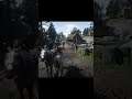 Horse does the barging for me - Red Dead Redemption 2 #shorts