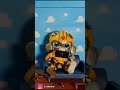 nendoroid bumblebee try to play mario bros at nintendo switch , #shorts