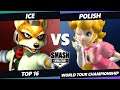SWT Championship Top 16 - Ice (Fox) Vs. Polish (Peach) SSBM Melee Tournament