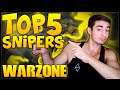 TOP 5 MEJORES SNIPERS | WARZONE TEMPORADA 5