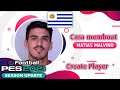 Tutorial cara membuat Matias Malvino di PES 2021. Create Player PES 2021