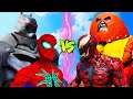 Word Battle Superheroes ~! Batman vs Juggernaut, Spiderman vs Venom Red   Zeri Studio