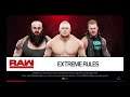 WWE 2K19 Brock Lesnar VS Chris Jericho,Braun Strowman Triple Threat Extreme Elimination Match
