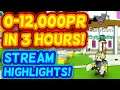 0-12,000 PR Trove SPEEDRUN in 3 Hours | Stream Highlights!