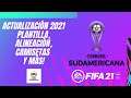 ACTUALIZACIÓN COPA SUDAMERICANA EN FIFA 21 - NUEVOS EQUIPOS, CAMISETAS Y ALINEACIONES