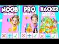 Can We Go NOOB vs PRO vs HACKER In TRADE MASTER 3D?! Prezley