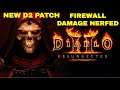 Diablo 2 Resurrected - Patch 2.3 Firewall NERF - Doing much less damage now.