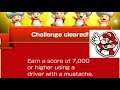 Earn A Score Of 7000 Using Driver With Mustache Mario Kart Tour
