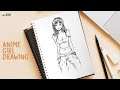 How to draw Anime Girl | Manga Style | sketching | anime character | ep-286
