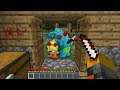 Minecraft BUNNY AND DUCKY VISIT MY HOUSE TO KILL US IN OUR ZOMBIE HOUSE MOD !! Minecraft Mods