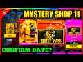Mystery Shop 11.0 Confirm Date | Mystery Shop Free Fire || Mystery Shop Kab Aayega