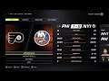 Playing NHL 21 As New York Islanders 26-34-6 Vs Philadelphia Flyers 40-23-4 @ Home