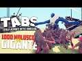 "1000 Moluscos" vs Gigante! - Totally Accurate Battle Simulator TABS
