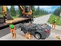 ОТЕЦ ДАЛ ПОРУЛИТЬ НОВУЮ ЛАДУ ВЕСТУ СЫНУ! СПАСТИ ИХ НЕ УДАЛОСЬ | BeamNG.drive